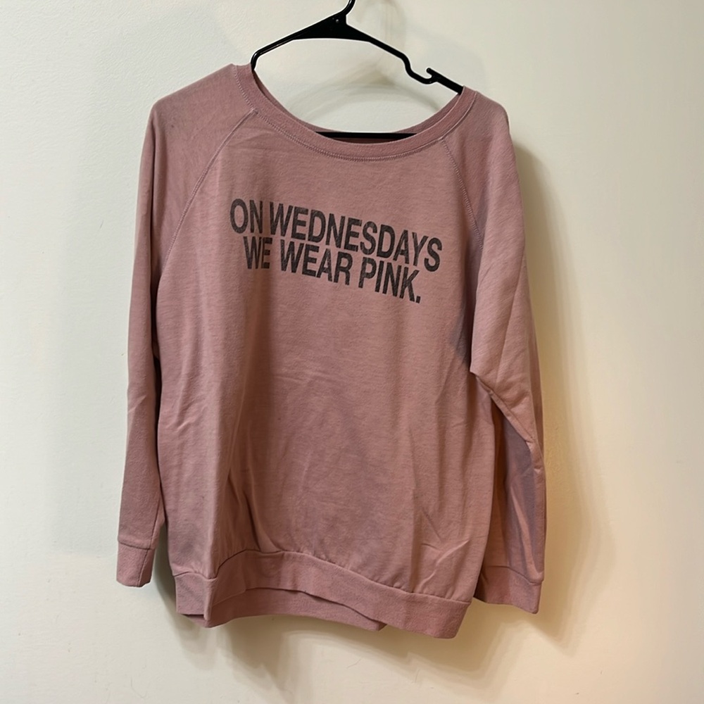 On Wednesdays we wear pink sweater